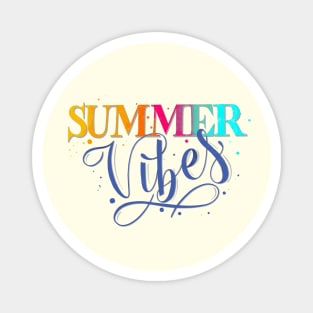 Summer Vibes: colourful vibes for your summer Magnet